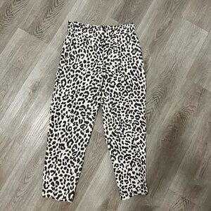 JCrew linen paper bag pants